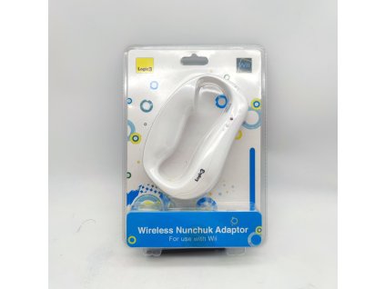 wireless nunchuk adapter bily kompletni wii