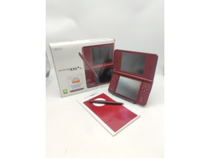 nintendo dsi xl burgundy kompletni stav a nds