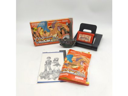 pokemon fire red jap kompletni gba