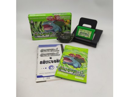 pokemon leaf green jap kompletni gba