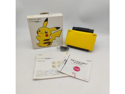 nintendo ds lite pokemon center pikachu edition jap kompletni stav a nds