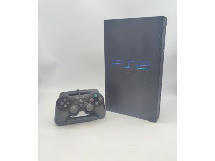 playstation 2 fat cerna stav a ps2