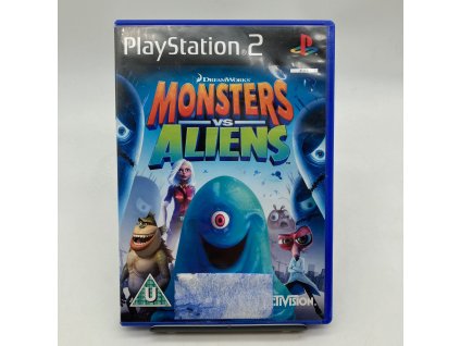 Stav B Monsters vs Aliens kompletní (PS2)