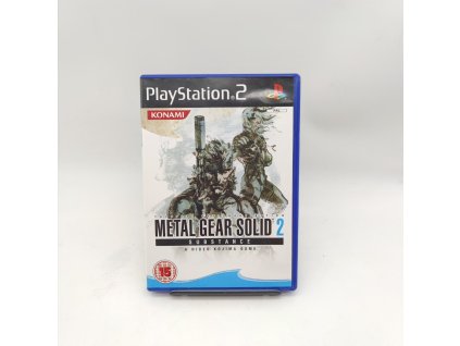 metal gear solid 2 substance modra krabicka kompletni ps2