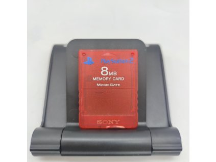 memory card 8mb original cervena stav b ps2