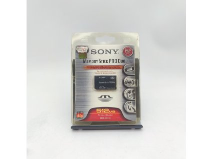 memory stick pro duo 512mb kompletni psp