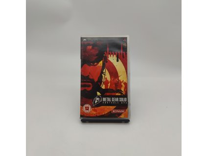 metal gear solid portable ops psp
