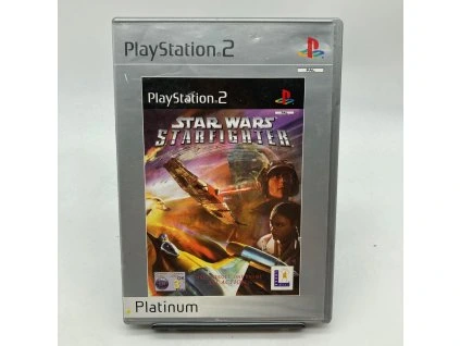 Stav B Star Wars Starfighter Platinum kompletní (PS2)