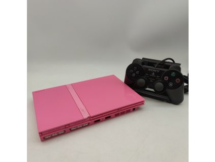 playstation 2 slim pink stav c ps2