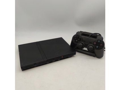 playstation 2 slim cerna stav c ps2