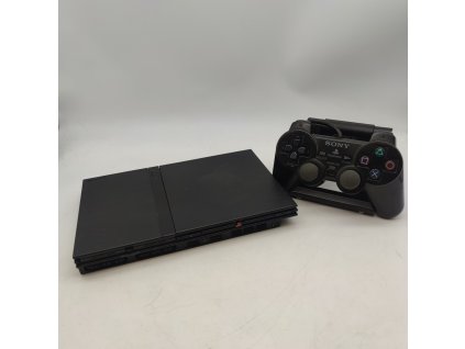 playstation 2 slim stribrna stav b ps2