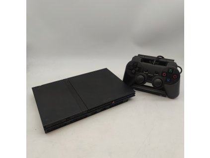 playstation 2 slim stribrna stav b ps2