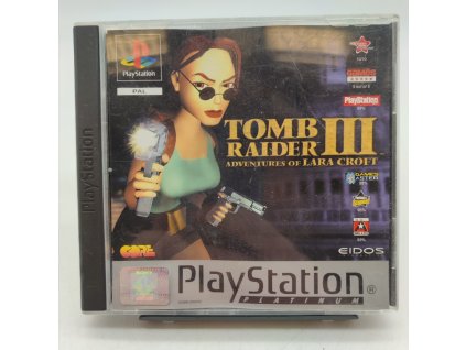 stav b tomb raider iii platinum kompletni ps1