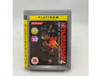 stav a metal gear solid guns of the patriots platinum kompletni ps3