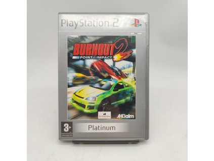 stav b burnout 2 point of impact platinum kompletni ps2