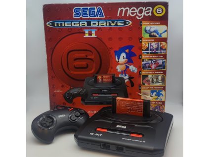 sega mega drive ii mega 6 bundle kompletni smdii
