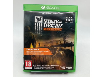 Stav B State of Decay kompletní (Xbox One)