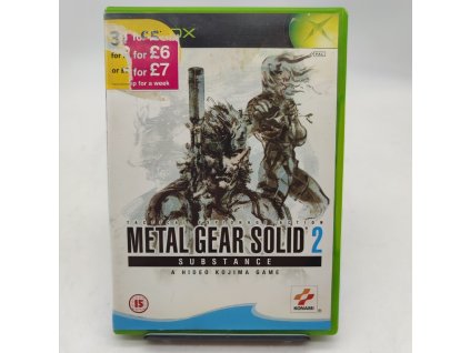 stav c metal gear solid 2 substance xbox