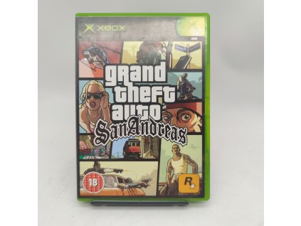 stav b grand theft auto san andreas kompletni xbox
