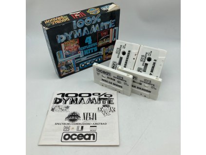 100% Dynamite 4 Hits Collection Double Dragon, Last Ninja 2, After Burner, Le Mans kompletní Stav B (ZXS)