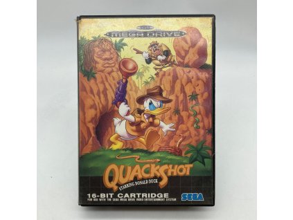 Stav B Quackshot starring Donald Duck kompletní (SMD)