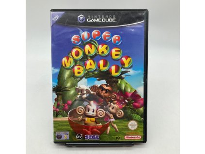 Stav B Super Monkey Ball kompletní (GC)