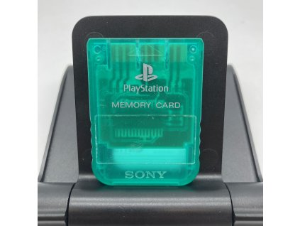 Memory Card Originál Zelená Stav A (PS1)
