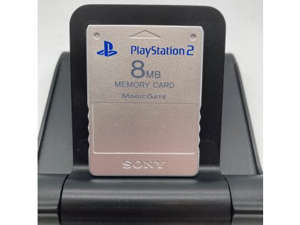 Memory Card 8mb Originál Silver Stav A (PS2)