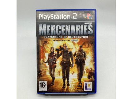 Stav B Mercenaries kompletní (PS2)