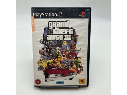 Stav C Grand Theft Auto III kompletní (PS2)