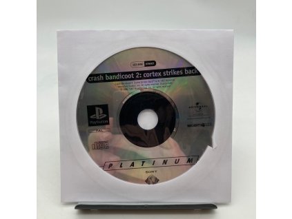 Disk Crash Bandicoot 2 Cortex Strikes Back Platinum (PS1)