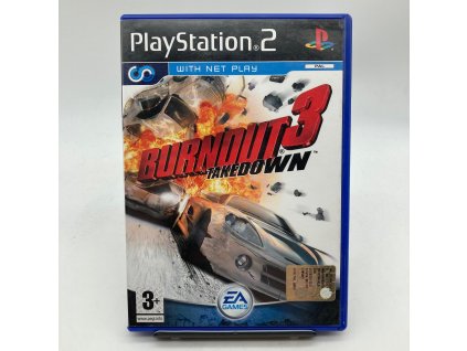 Stav A Burnout 3 TakeDown kompletní (PS2)