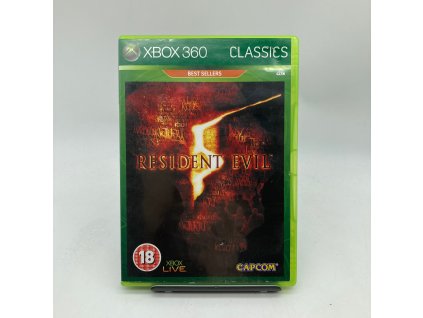 Stav B Resident Evil 5 Classics kompletní (X360)