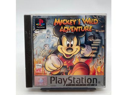 Stav B Mickey's Wild Adventure Platinum kompletní (PS1)