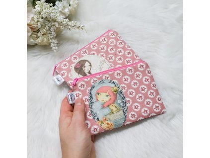 Taštičky na drobnosti - růžové