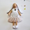 Bílý zajíček v romantickém oblečku - 2 typy