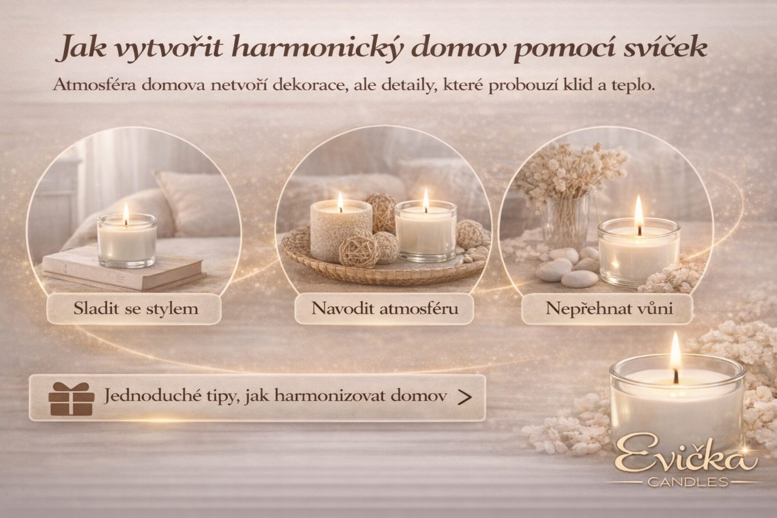 Jak vytvořit harmonický domov pomocí svíček