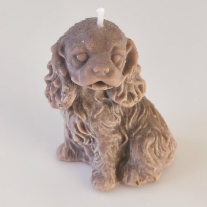 Svíčka štěňátko 40 g  – ručně vyráběná