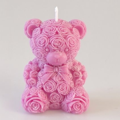 Medvídek svíčka 50 g – ručně vyráběná