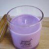 Levandule sójová svíčka ve skle 190g - ručně vyráběná
