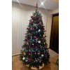 vánoční stromek full 3d jehličí 220 cm Elsa ozdobeny 3