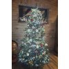 vánoční stromek full 3d jehličí 180 cm Elsa ozdobeny 20