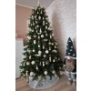 luxusní umělý vánoční stromek s full 3D jehličím 220 cm Reina ozdobený 9