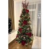 uzky umely vianocny stromecek 220 cm s full 3D jehlicim 1
