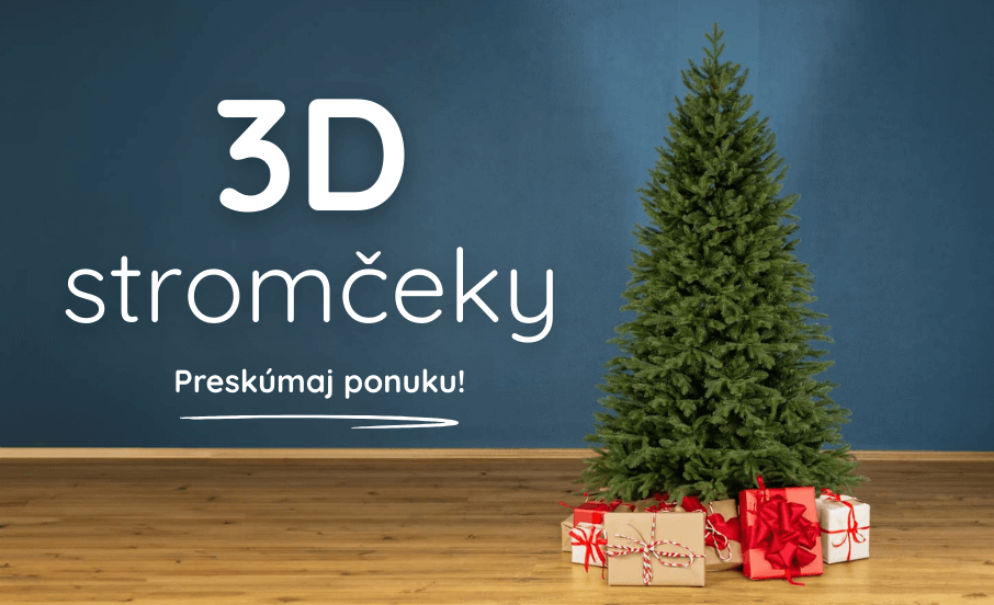 ponuka 3D umelých stromčekov