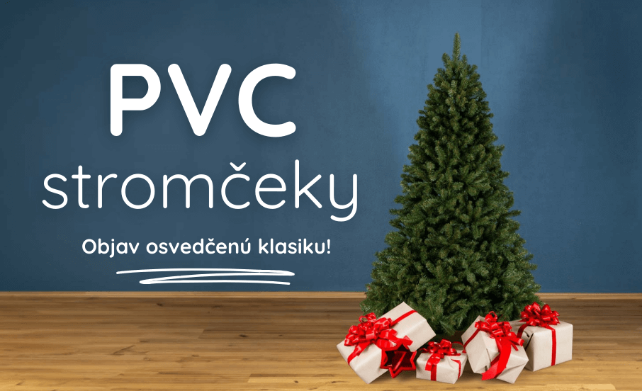 PVC umelé stromčeky