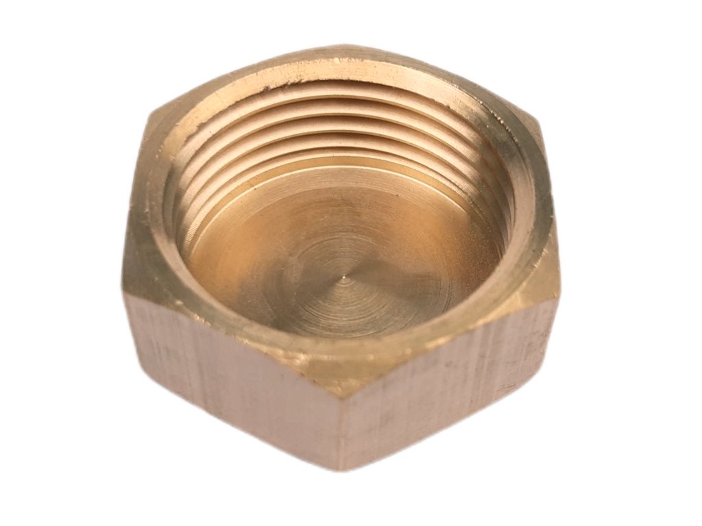 mosazné víčko 6/4 palce s vnitřním závitem (F), CW617N