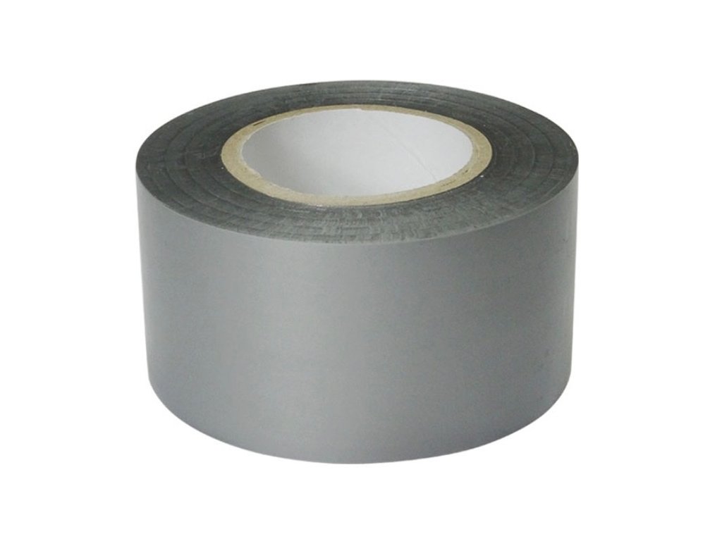 Páska PVC samolepící šedá 38 mm/20 m