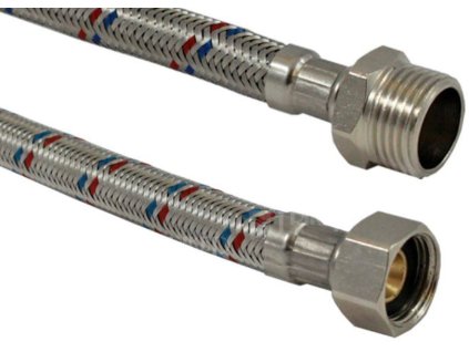 Flexi hadice nerezová 3/8" x 3/8" FM, 60 cm