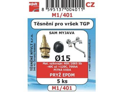 SADA M1/401 těsnění vršků 1/2" TGP SAM 5ks